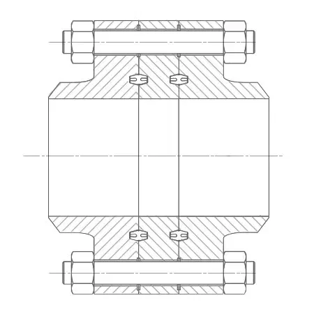 TPC Compact Flange - technical Paddle Spacer